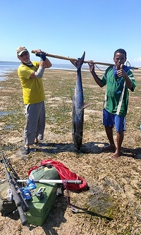Pêche de thon en pirogue à Madagascar