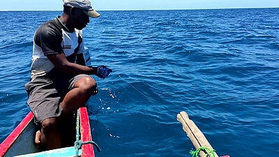 peche a la palangrotte a madagascar avec Fofo