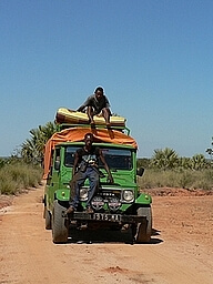 Taxi brousse de Madagascar